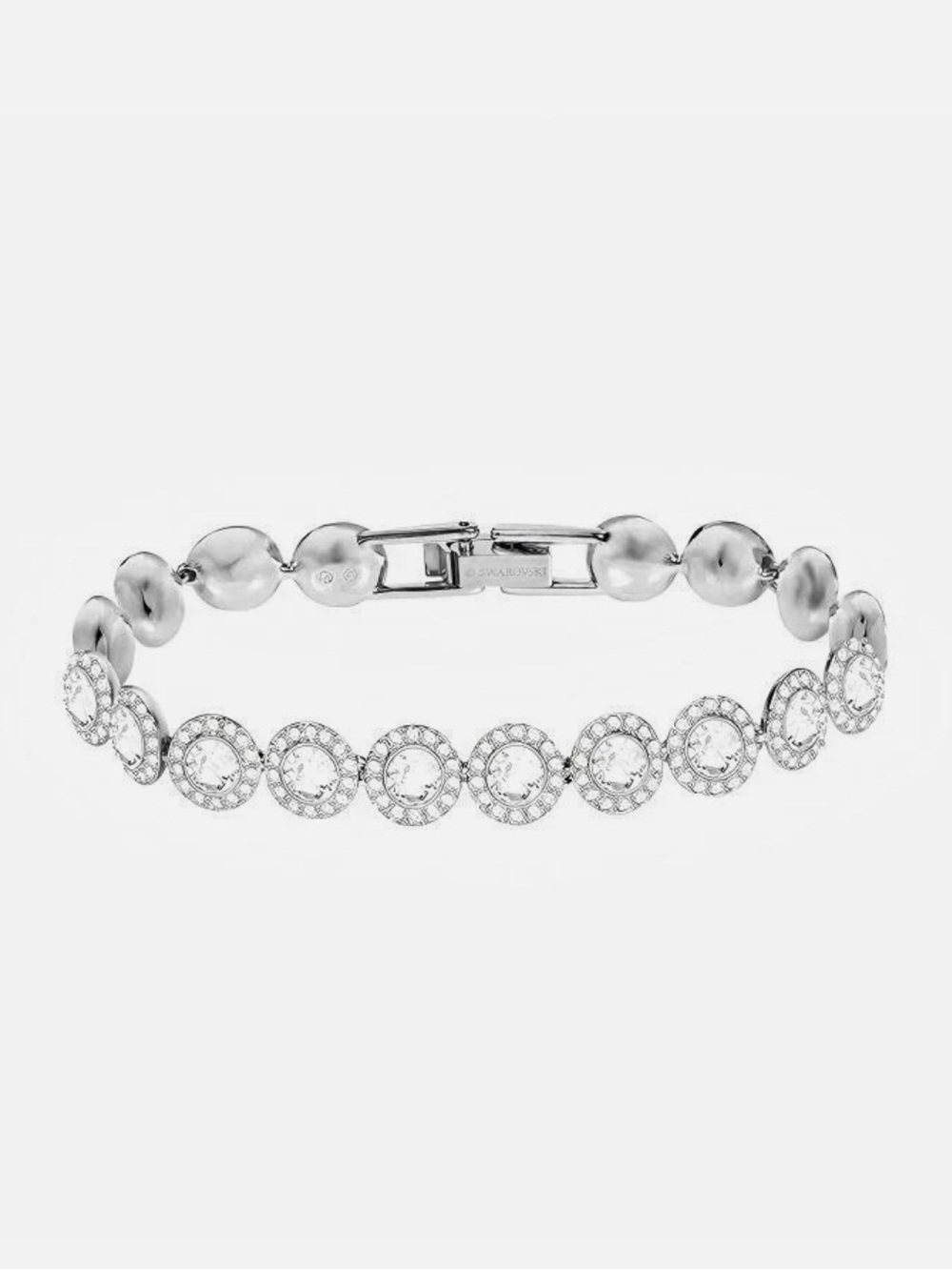 Swarovski Una Angelic Tennis Bracelet Round Cut & Extender Link